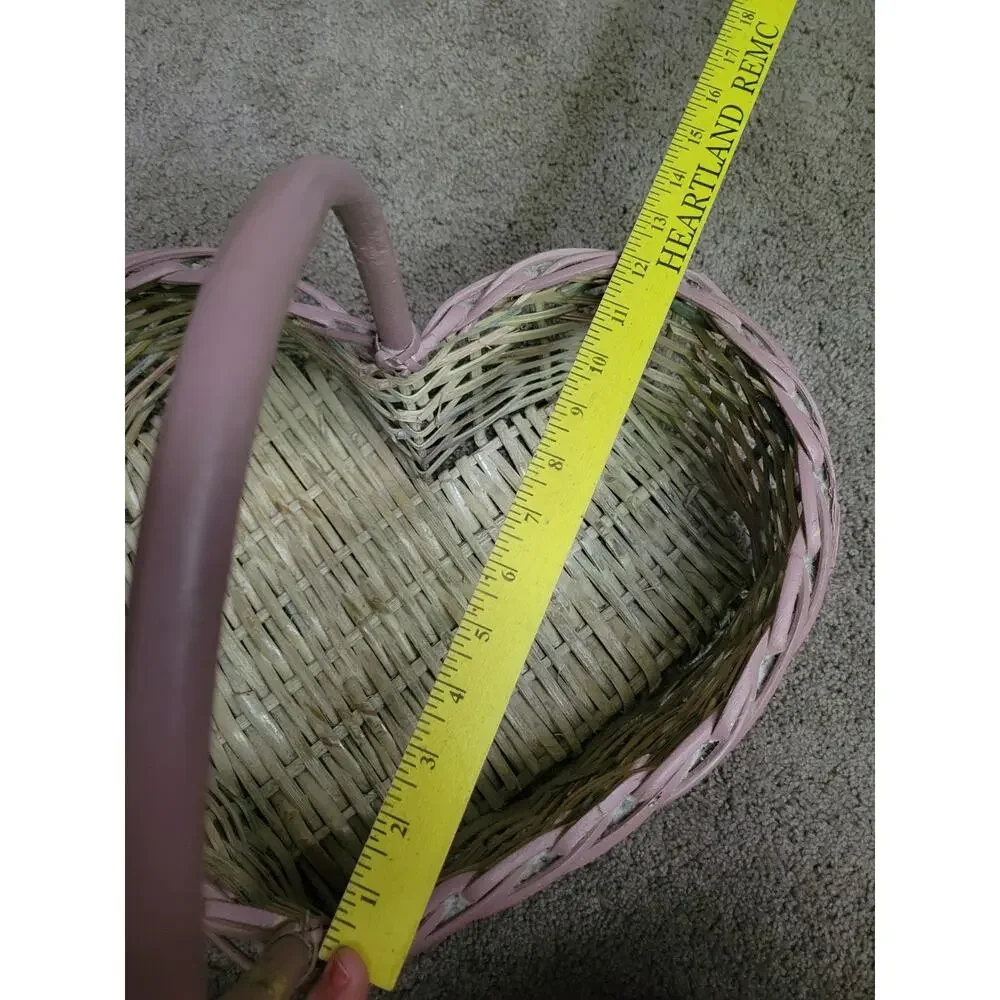 Heart Shape Basket Cute Baskets Home Decor